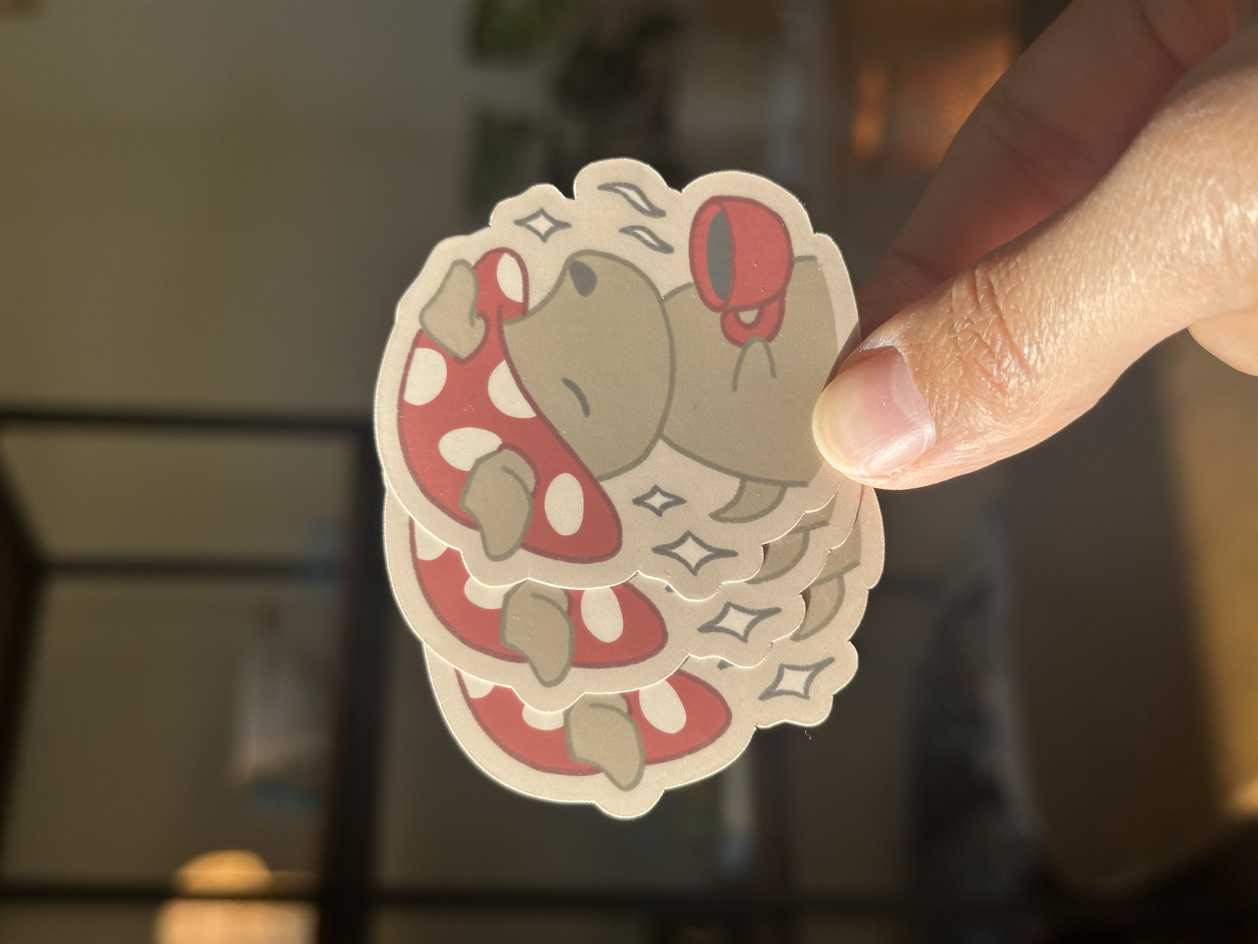 Cozy Mushroom Dog Art